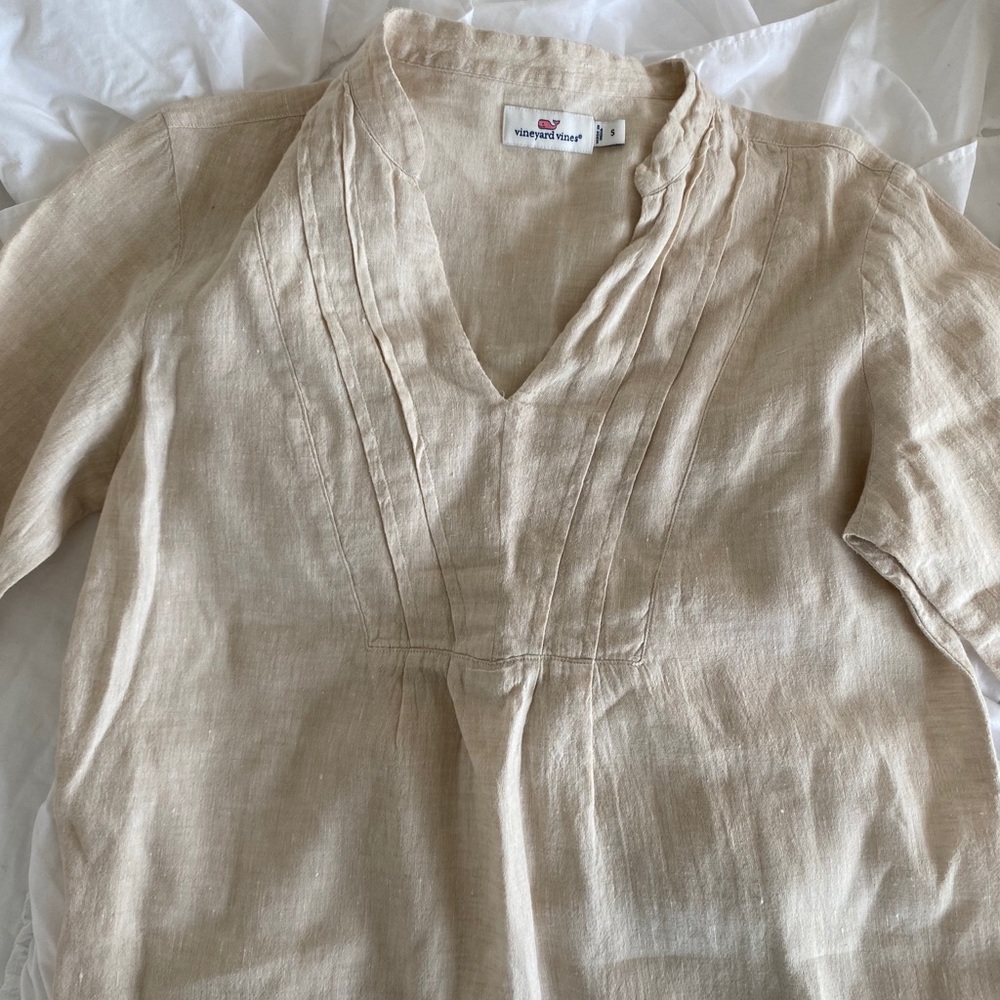 Vineyard vines linen top